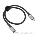 Cabo USB-IF certificado USB4 tipo C